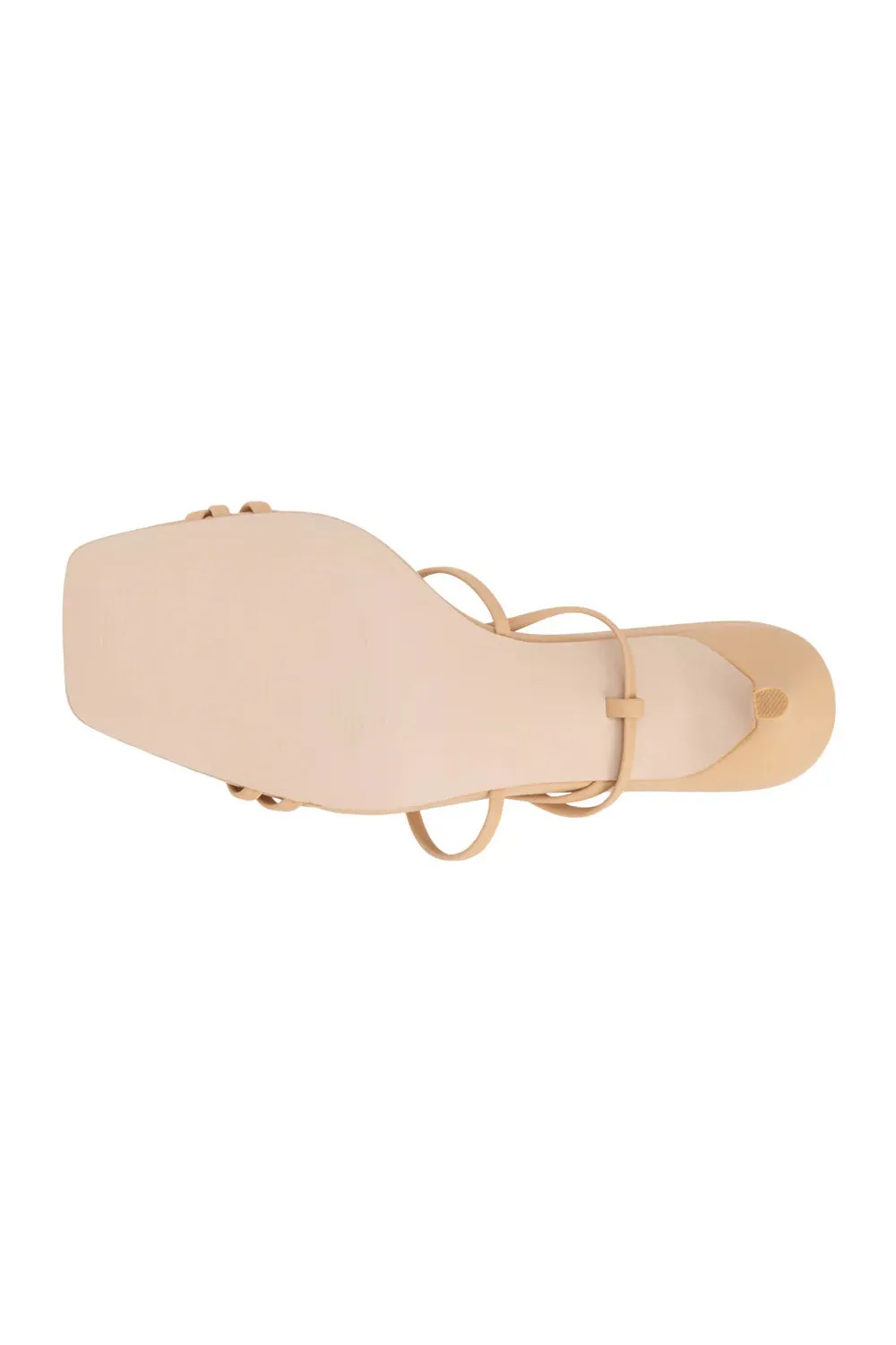 Lilly Square Toe Lace Up Wrap Heels by Matisse
