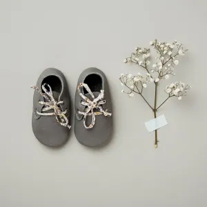 LITTLE CLOUD SLATE TRAVELLERS WITH LIBERTY LACES