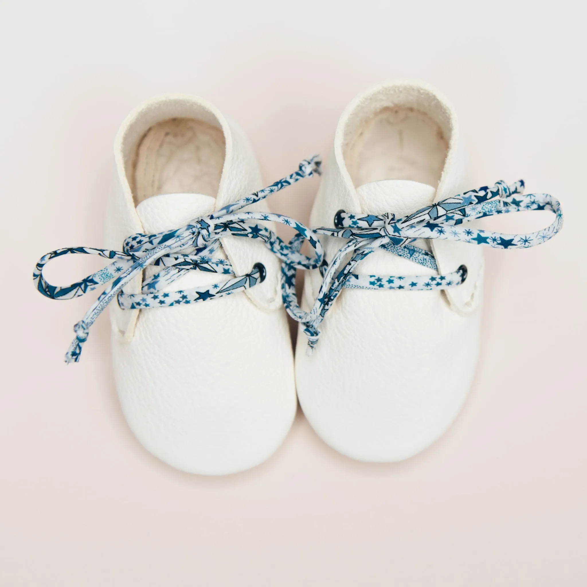 LITTLE CLOUD WHITE TRAVELLERS WITH LIBERTY LACES