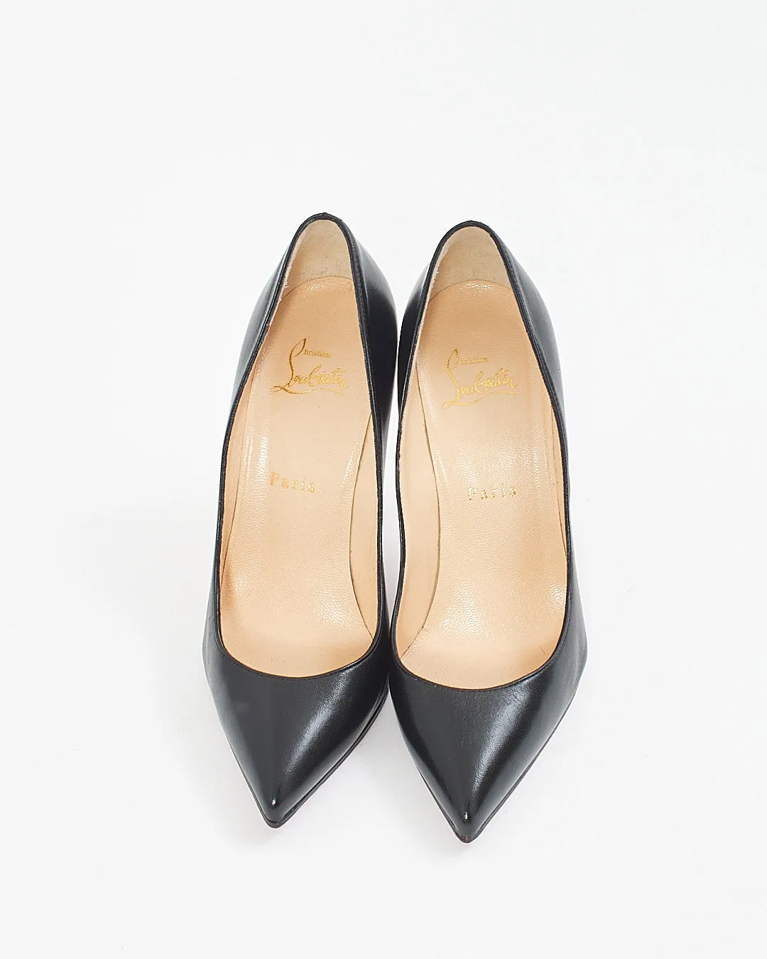 Louboutin Black Nappa Leather So Kate Pumps - 37.5
