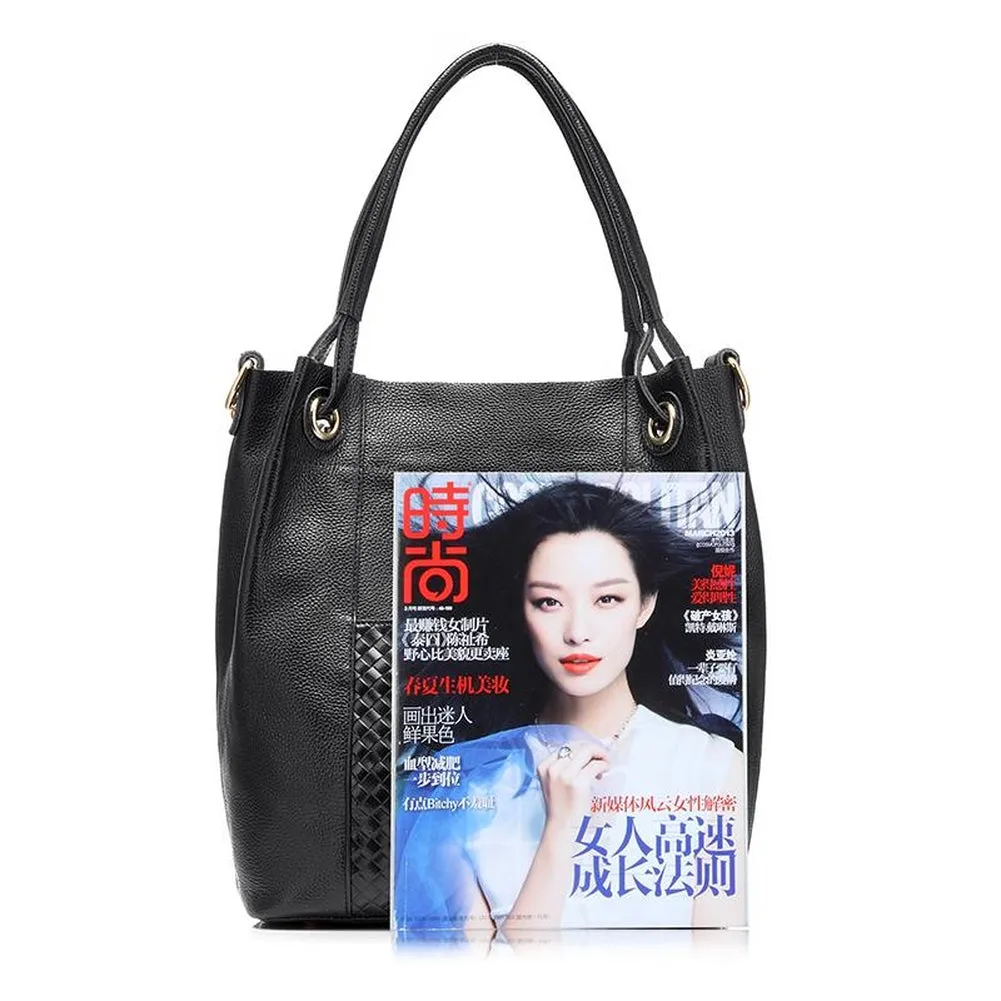 <bold>Bucket / Crossbody Bag  <br>Genuine-Leather