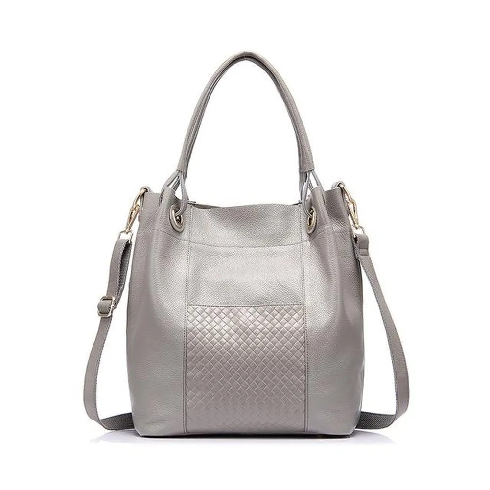 <bold>Bucket / Crossbody Bag  <br>Genuine-Leather
