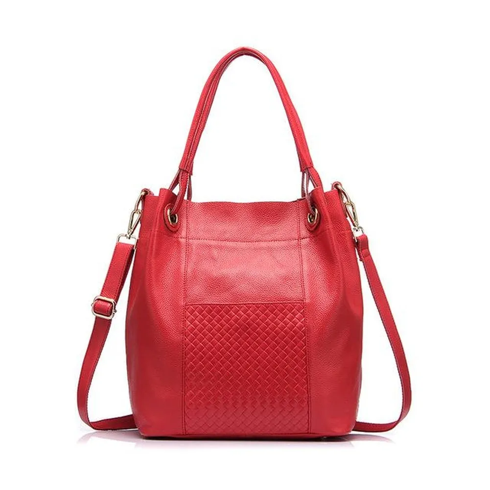 <bold>Bucket / Crossbody Bag  <br>Genuine-Leather