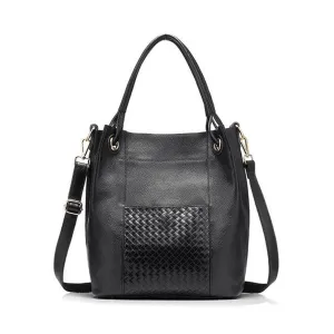 <bold>Bucket / Crossbody Bag  <br>Genuine-Leather