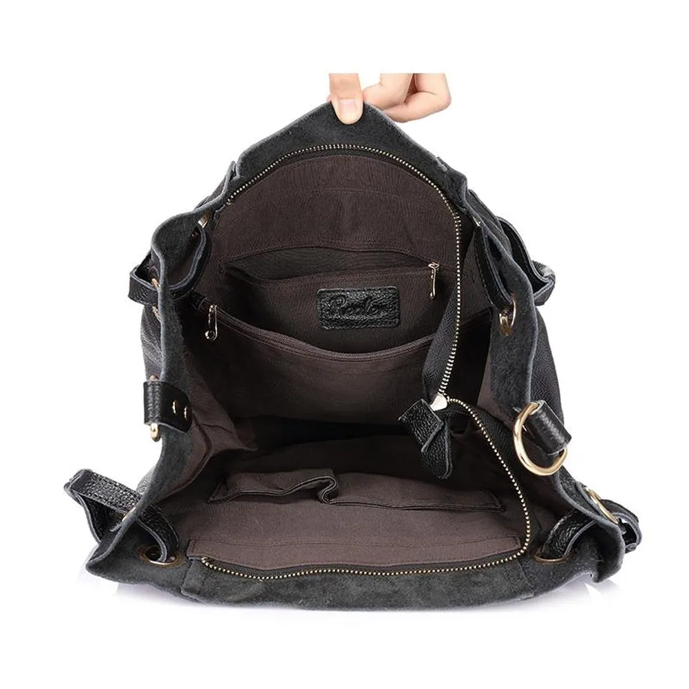 <bold>Bucket / Crossbody Bag  <br>Genuine-Leather
