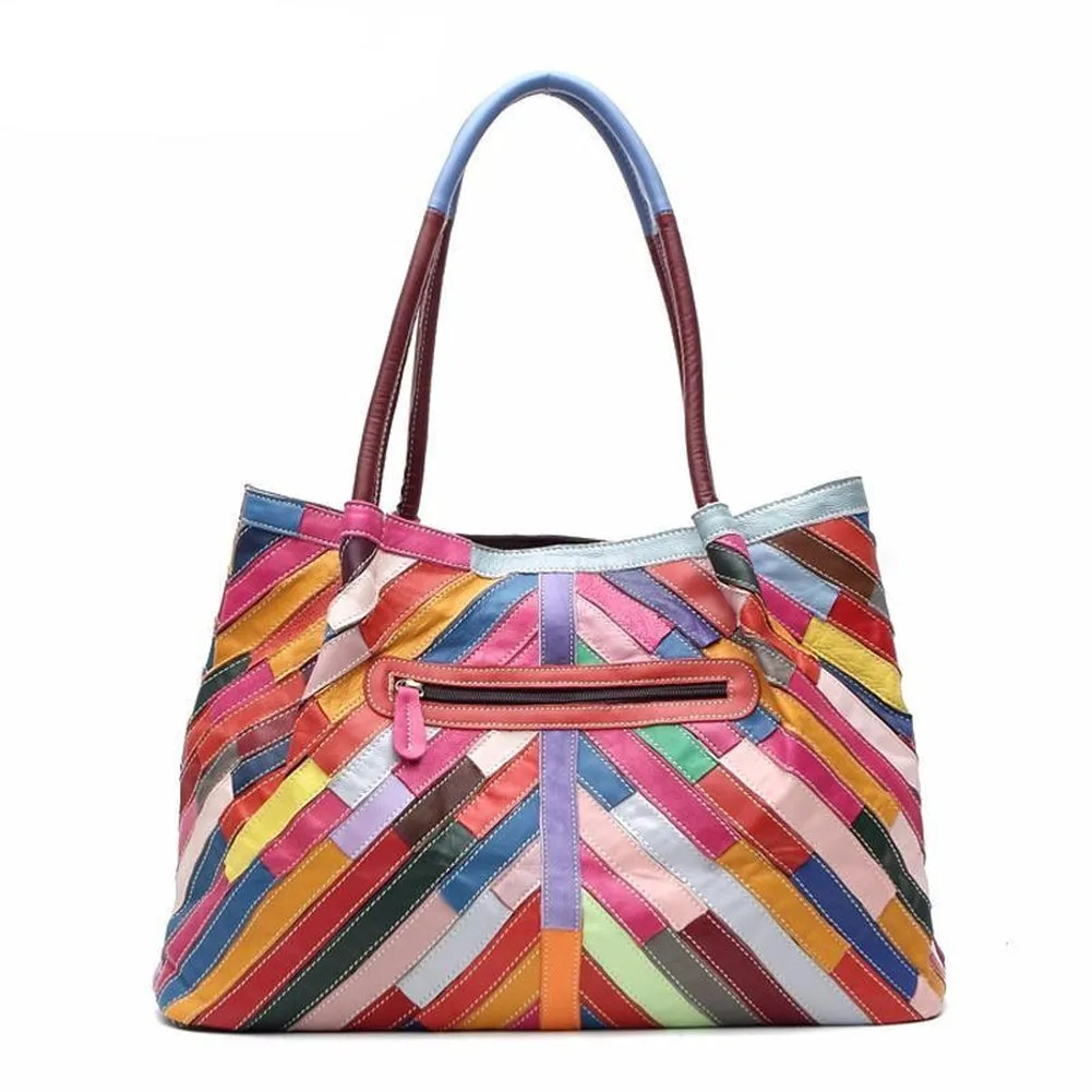 <bold>Top-Handle / Tote Bag <br>Genuine-Leather