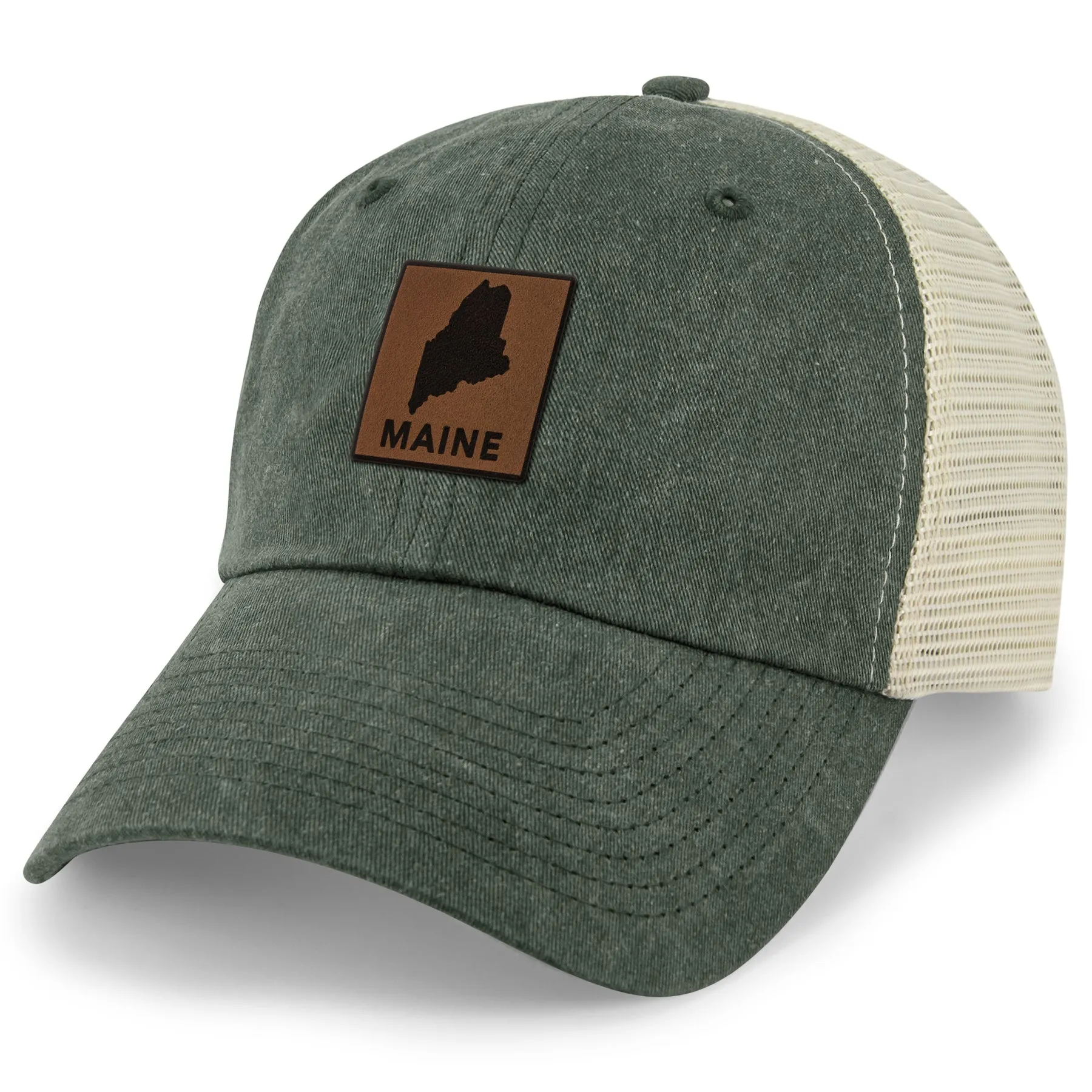 Maine Leather Patch Relaxed Trucker
