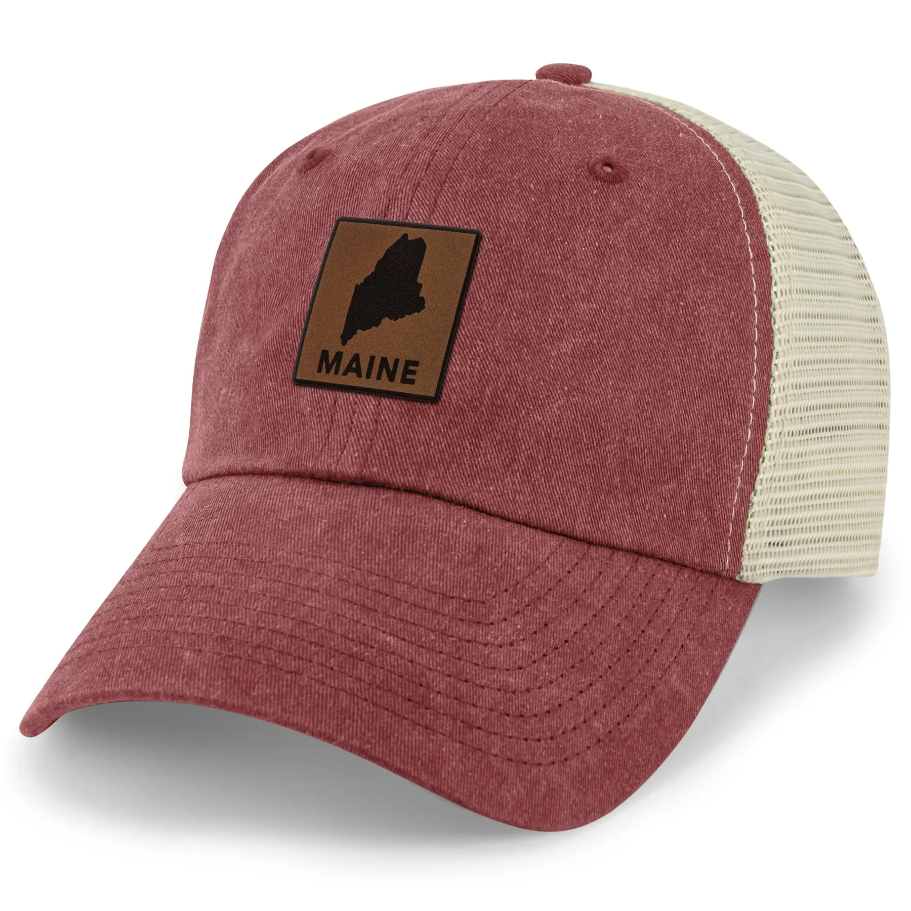 Maine Leather Patch Relaxed Trucker