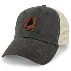 Maine Leather Patch Relaxed Trucker