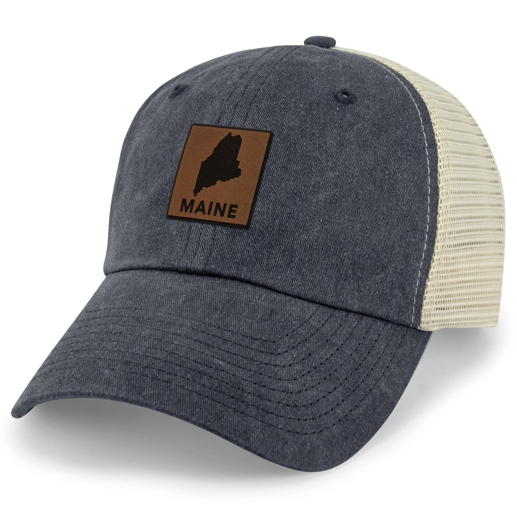 Maine Leather Patch Relaxed Trucker