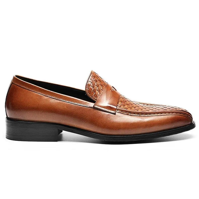 Man Wedding Party Flats Genuine Leather