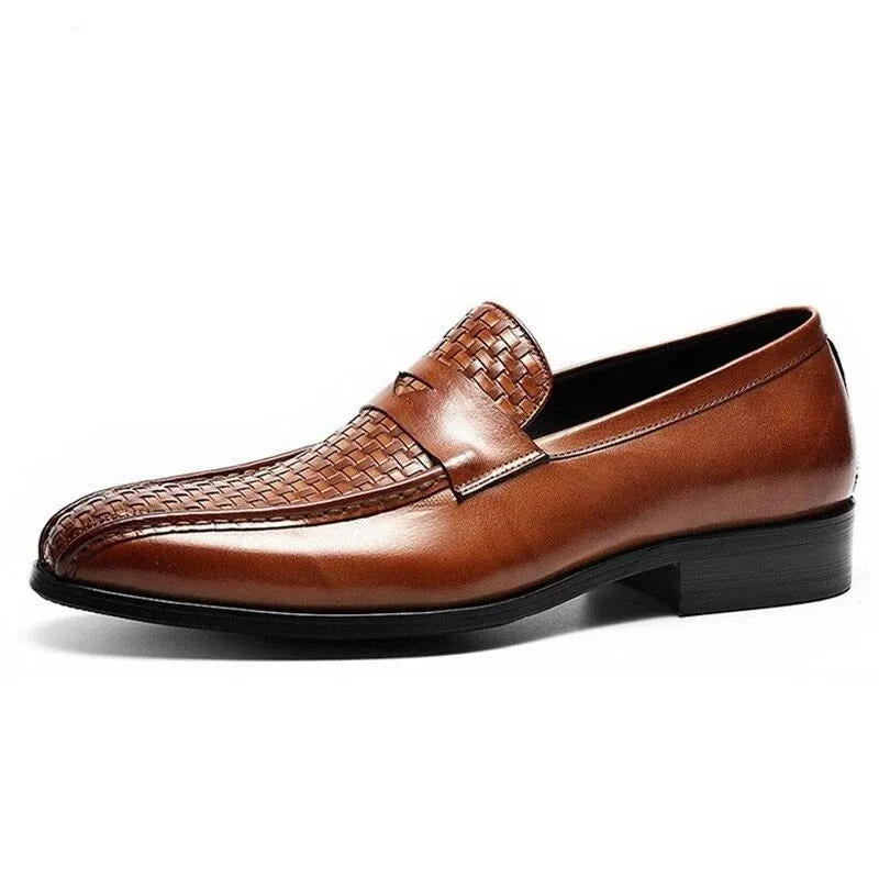 Man Wedding Party Flats Genuine Leather