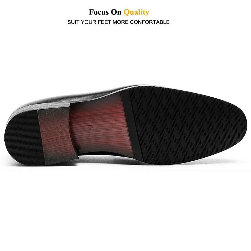 Man Wedding Party Flats Genuine Leather