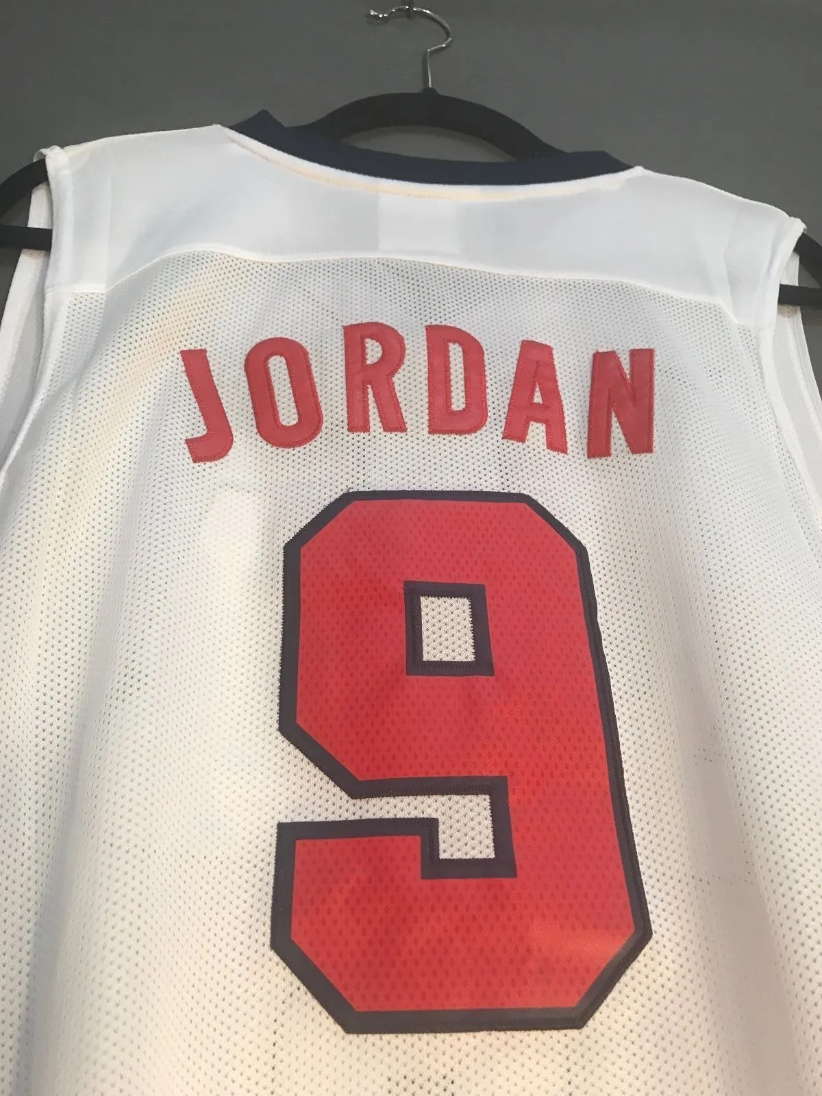 Men 1992 USA Olympic 9 Michael Jordan Jersey Chicago Bulls Jersey