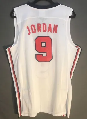 Men 1992 USA Olympic 9 Michael Jordan Jersey Chicago Bulls Jersey