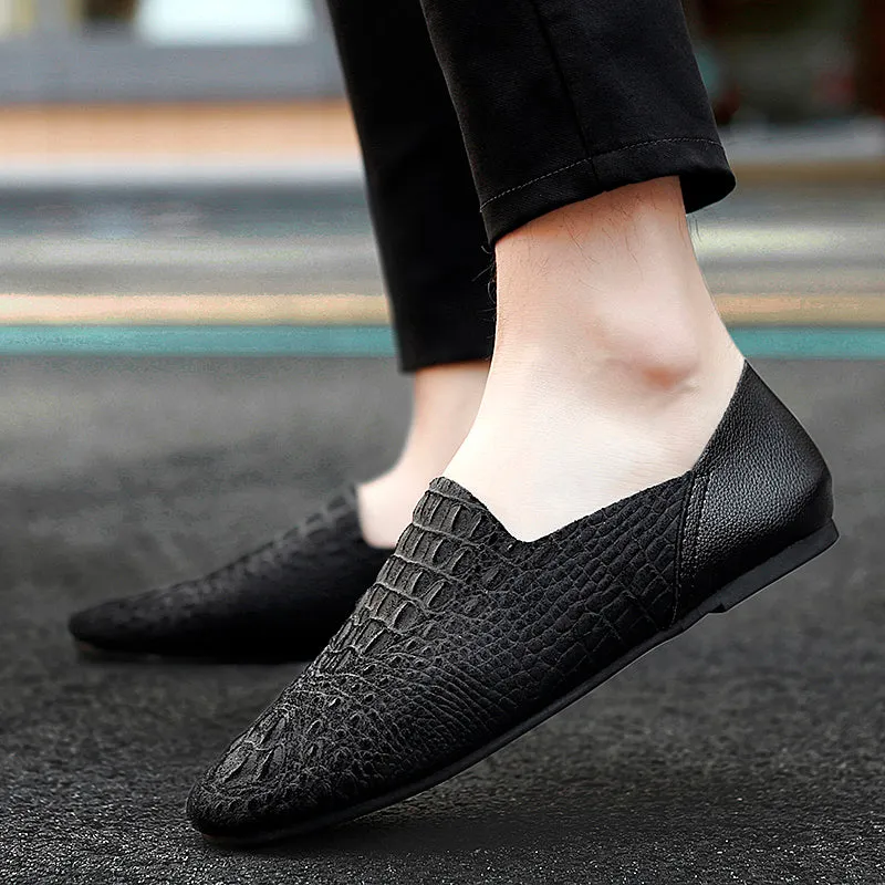 Men Casual shoes genuine leather