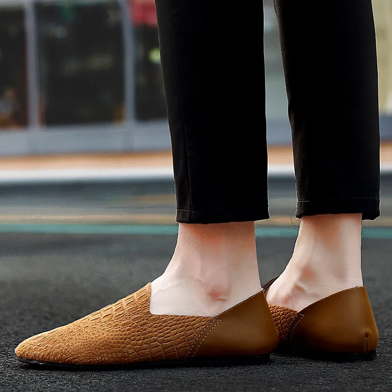 Men Casual shoes genuine leather