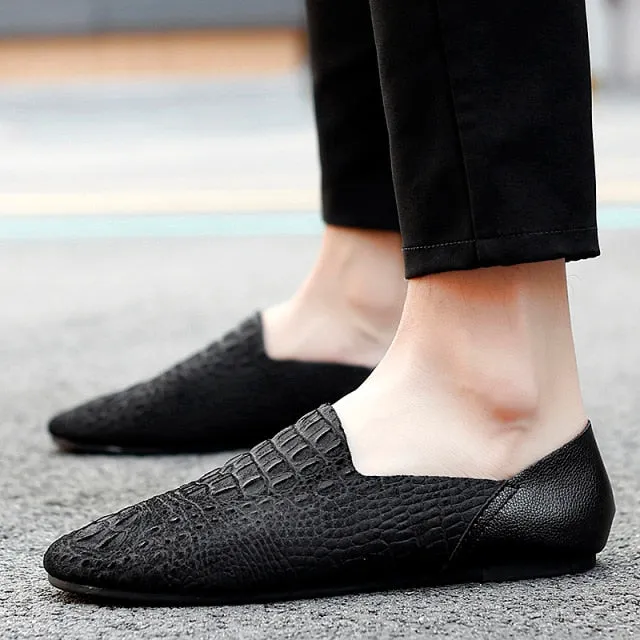 Men Casual shoes genuine leather
