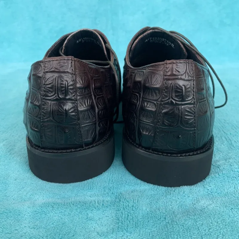 Men Genuine Leather Crocodile Shoes