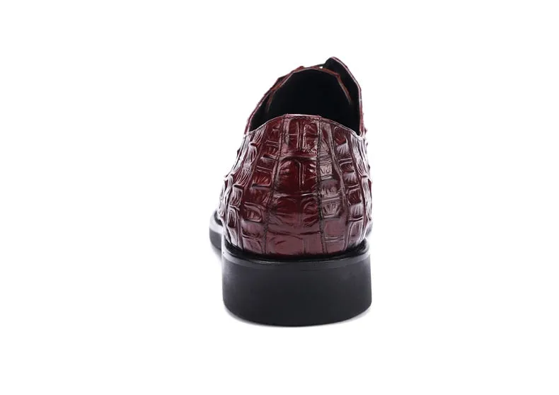 Men Genuine Leather Crocodile Shoes