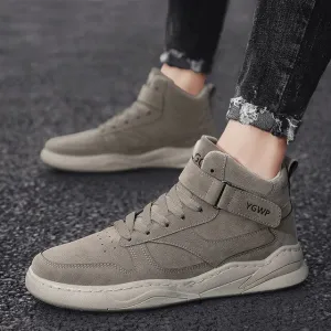 Men High Top Sneakers Trendy Style