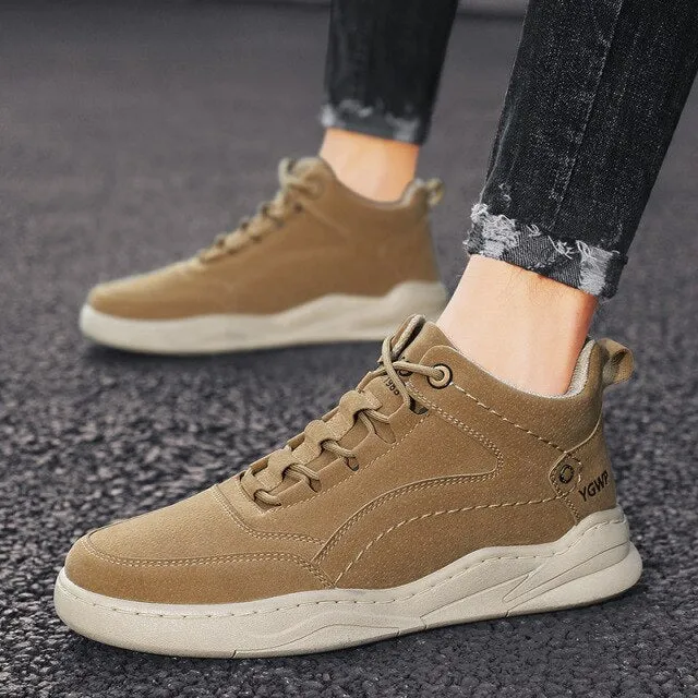Men High Top Sneakers Trendy Style