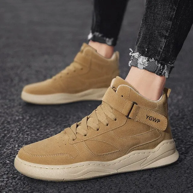 Men High Top Sneakers Trendy Style