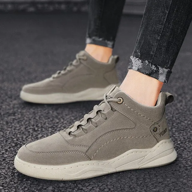 Men High Top Sneakers Trendy Style