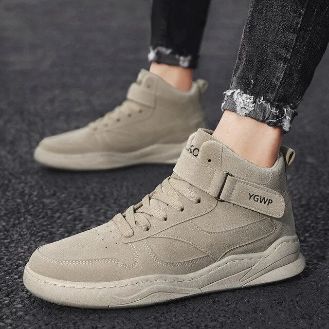 Men High Top Sneakers Trendy Style