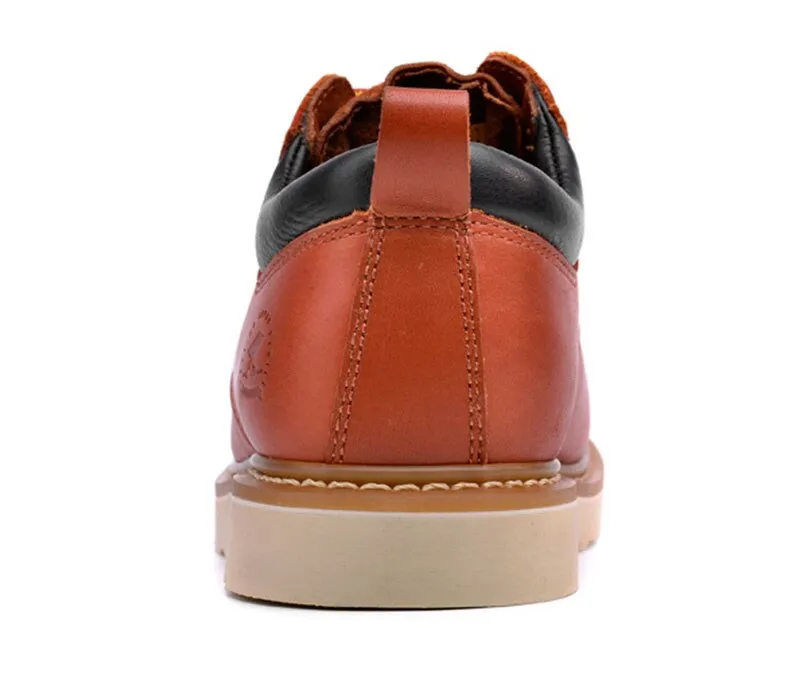 Men Italy Casual Shoes Genuine Leathe