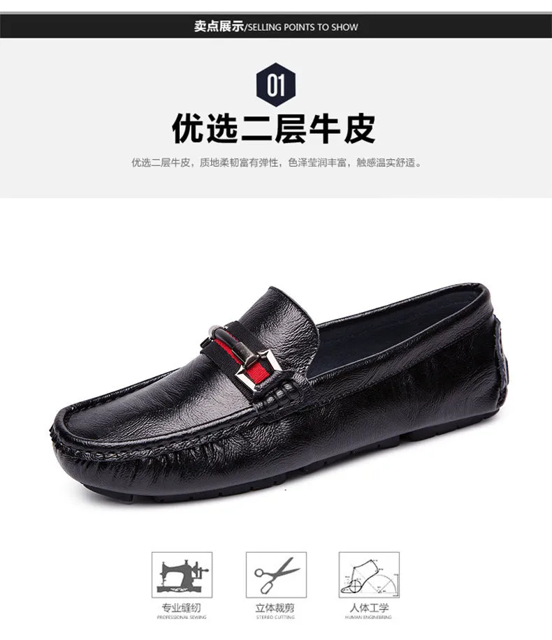 Men Leisure Soft Bottom British  Lazy Shoes