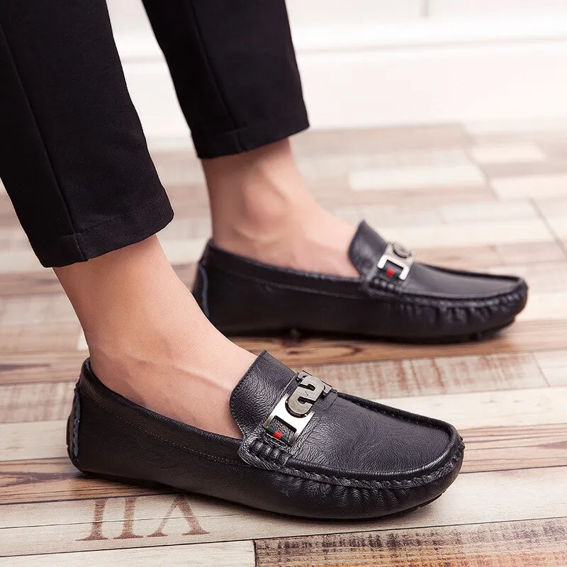Men Leisure Soft Bottom British  Lazy Shoes