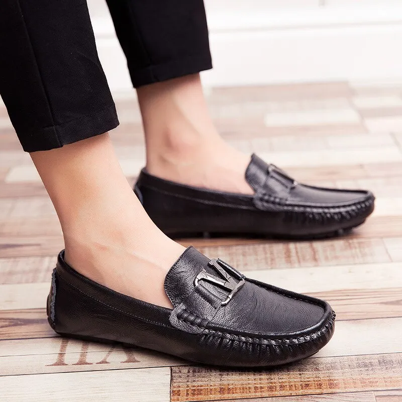 Men Leisure Soft Bottom British  Lazy Shoes