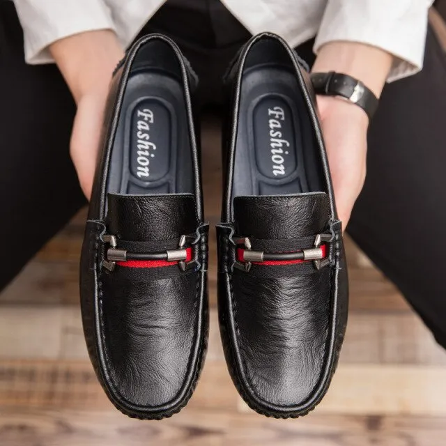Men Leisure Soft Bottom British  Lazy Shoes