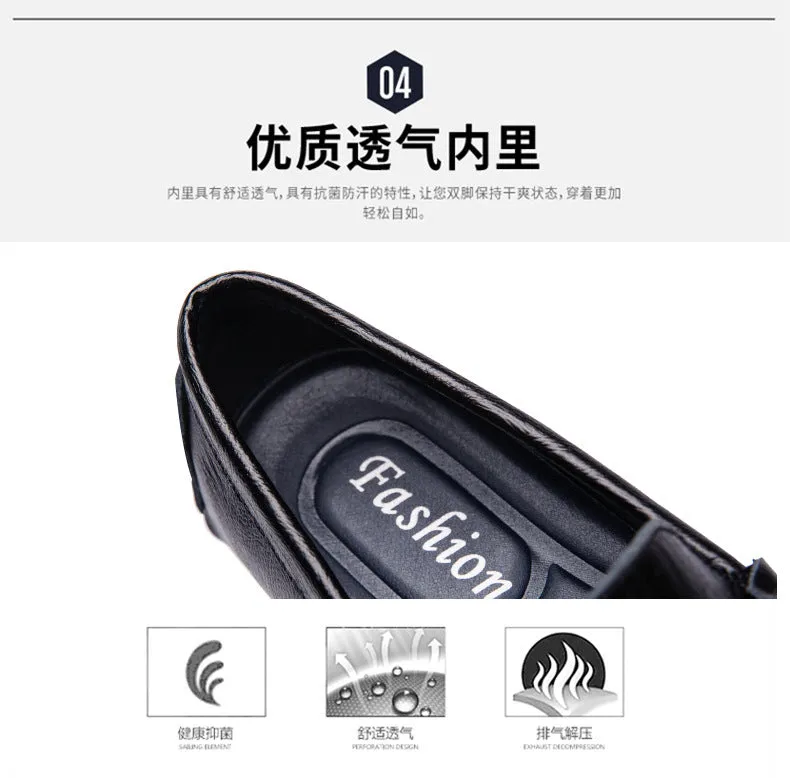 Men Leisure Soft Bottom British  Lazy Shoes
