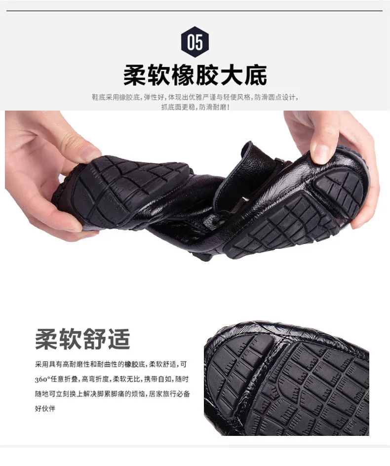 Men Leisure Soft Bottom British  Lazy Shoes