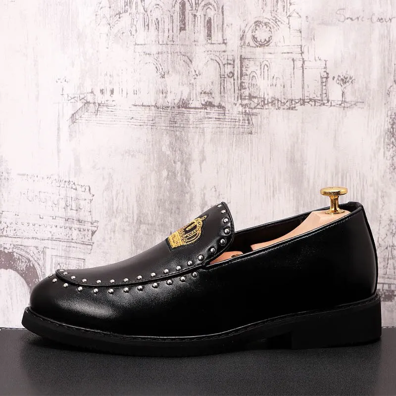 Men Rivet Oxfords Casual Shoes