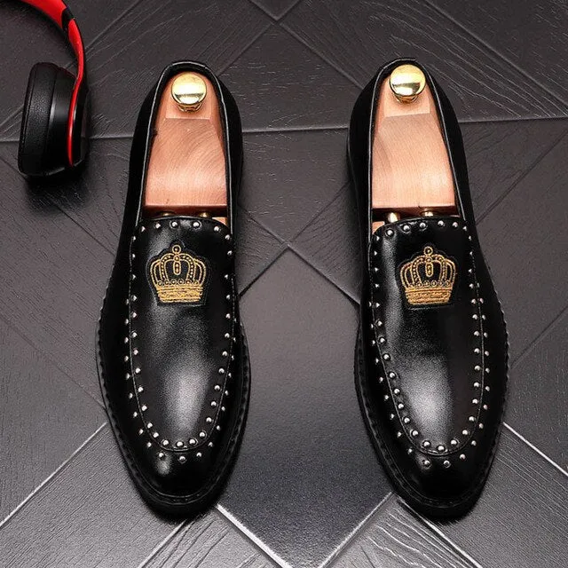 Men Rivet Oxfords Casual Shoes