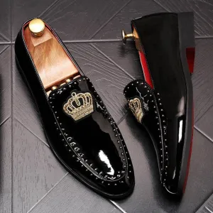 Men Rivet Oxfords Casual Shoes