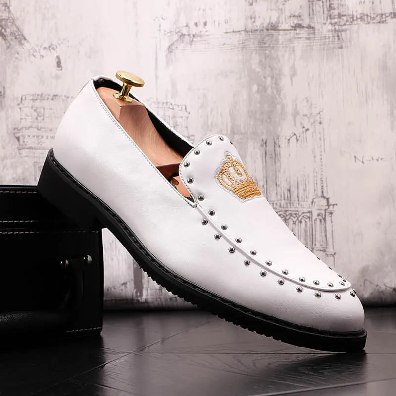 Men Rivet Oxfords Casual Shoes