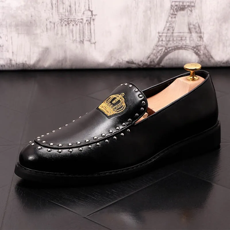 Men Rivet Oxfords Casual Shoes