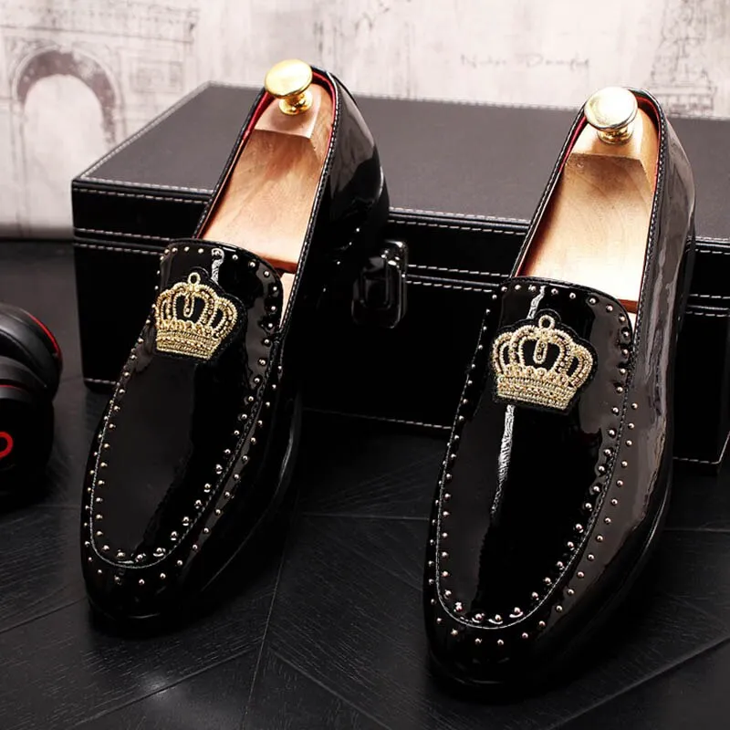 Men Rivet Oxfords Casual Shoes