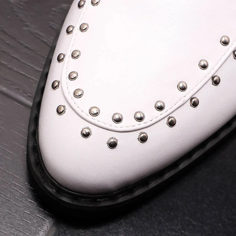 Men Rivet Oxfords Casual Shoes