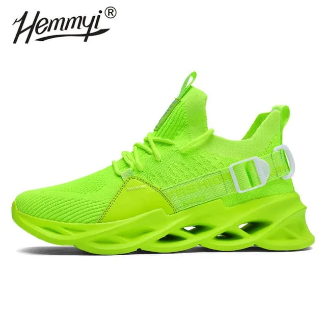 Men Running Shoes Unisex Mesh Breathable Light Sport Couple Shoes
