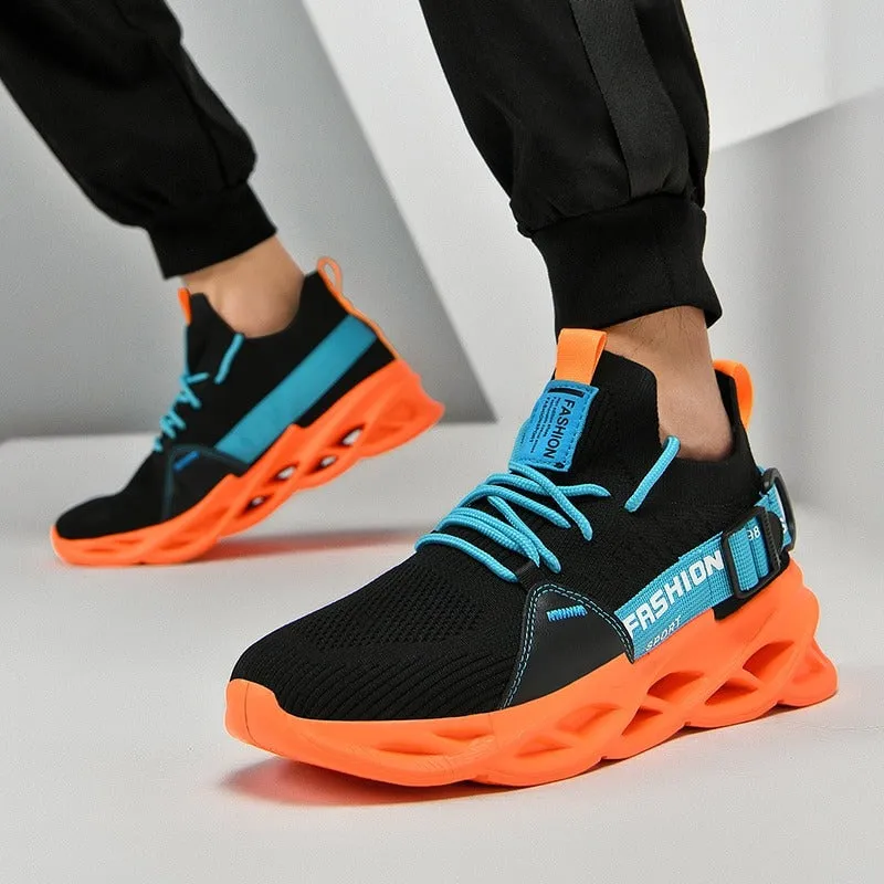 Men Running Shoes Unisex Mesh Breathable Light Sport Couple Shoes