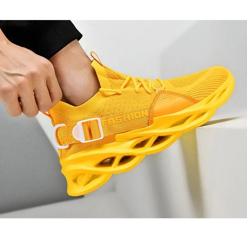 Men Running Shoes Unisex Mesh Breathable Light Sport Couple Shoes