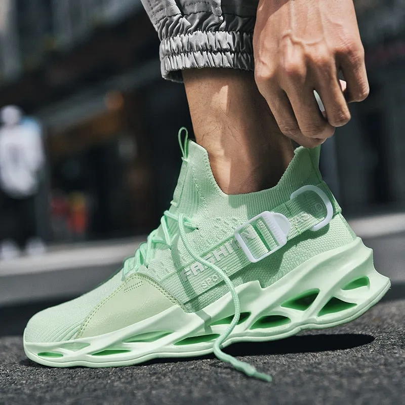 Men Running Shoes Unisex Mesh Breathable Light Sport Couple Shoes
