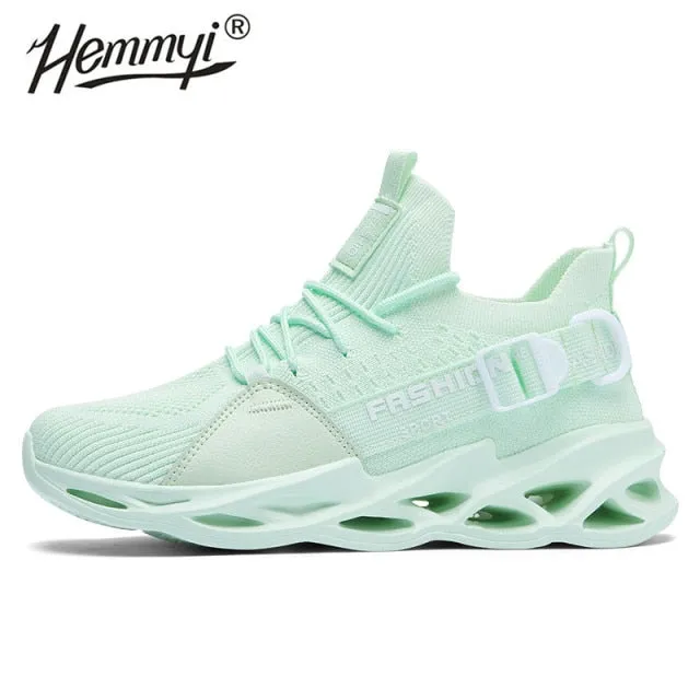 Men Running Shoes Unisex Mesh Breathable Light Sport Couple Shoes
