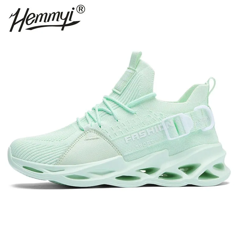 Men Running Shoes Unisex Mesh Breathable Light Sport Couple Shoes