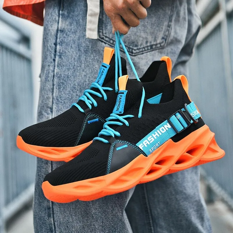 Men Running Shoes Unisex Mesh Breathable Light Sport Couple Shoes